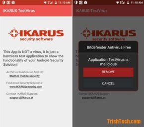 ikarus virus testing